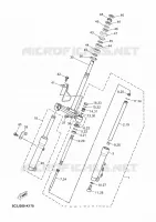 FRONT FORK for Yamaha OVETTO 4T UBS 2012