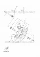 FRONT WHEEL for Yamaha OVETTO 4T UBS 2012
