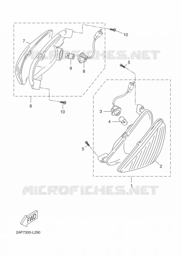 INDICATOR Yamaha SCOOTER 50 2012 OVETTO 4T UBS  YN50FU