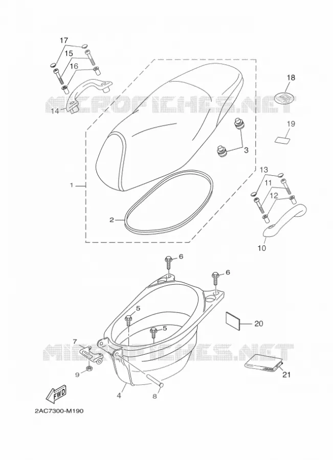 SEAT Yamaha SCOOTER 50 2013 NEOS 4T  YN50F