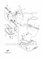 HANDLEBAR & CABLES for Yamaha SUPER TENERE 2015