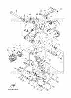 SWINGARM / SHOCK ABSORBER for Yamaha SUPER TENERE 2015