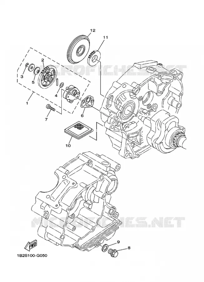 OIL PUMP Yamaha MOTO 125 2016 TTR  TT-R125LW