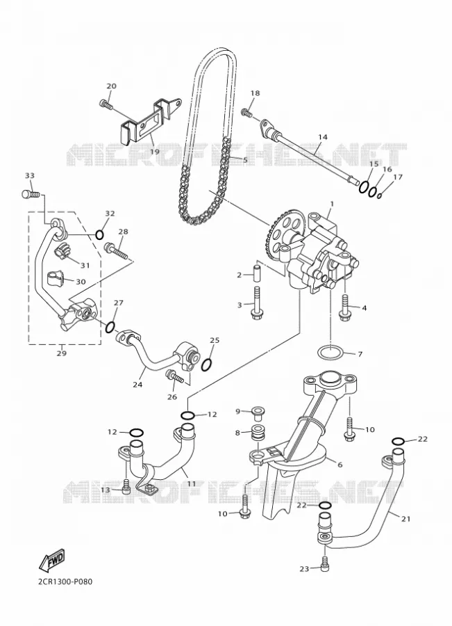 OIL PUMP Yamaha MOTO 1000 2015 YZF-R1  YZF-R1R1