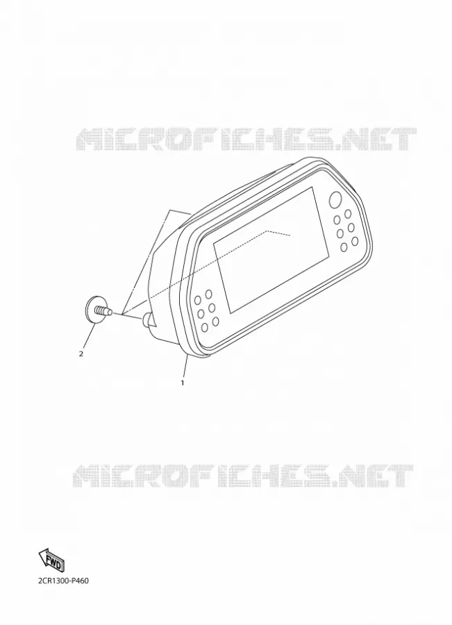 SPEEDOMETER Yamaha MOTO 1000 2015 YZF-R1  YZF-R1R1