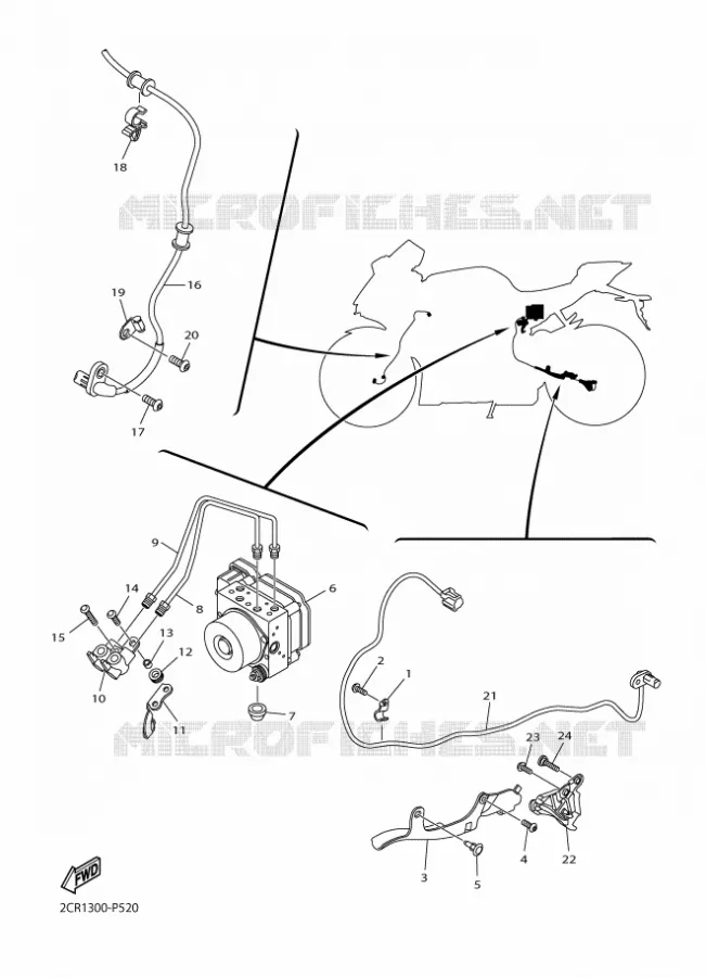 ELECTRICAL 3 Yamaha MOTO 1000 2016 R1  YZF-R1