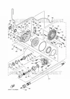 FINAL DRIVE SHAFT / GEAR COUPLING for Yamaha YXZ 2016