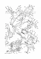 FRONT FENDER for Yamaha YXZ 2016