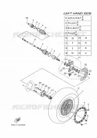 FRONT WHEEL for Yamaha YXZ 2016