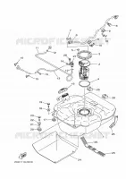 FUEL TANK for Yamaha YXZ 2016