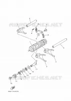GEAR SHIFT SELECTOR DRUM / FORKS for Yamaha YXZ 2016