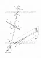 GEAR SHIFT SHAFT / LEVER for Yamaha YXZ 2016