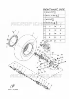 REAR WHEEL 2 for Yamaha YXZ 2016