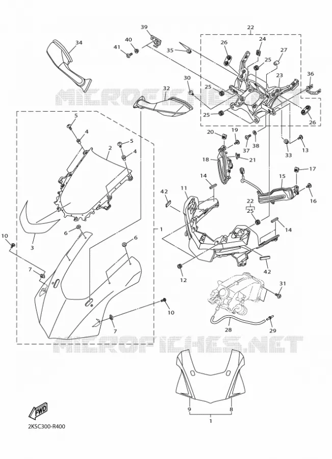 COVER 1 Yamaha MOTO 1000 2016 R1M  YZF-R1M