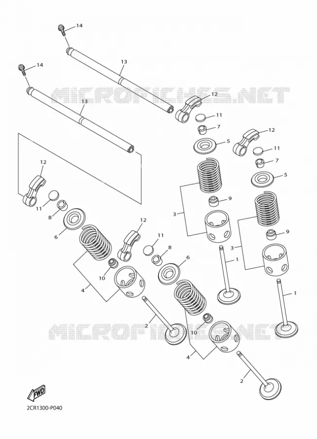 VALVE Yamaha MOTO 1000 2016 R1M  YZF-R1M