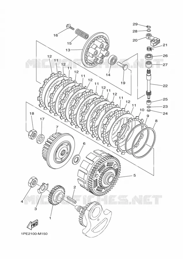 STARTER CLUTCH Yamaha QUAD 700 2017 RAPTOR  YFM700R
