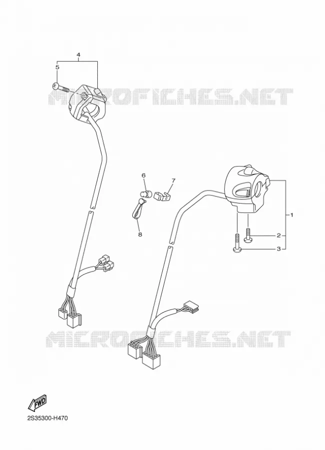 SWITCH / LEVER Yamaha MOTO 1700 2009 VMAX  VMAX17