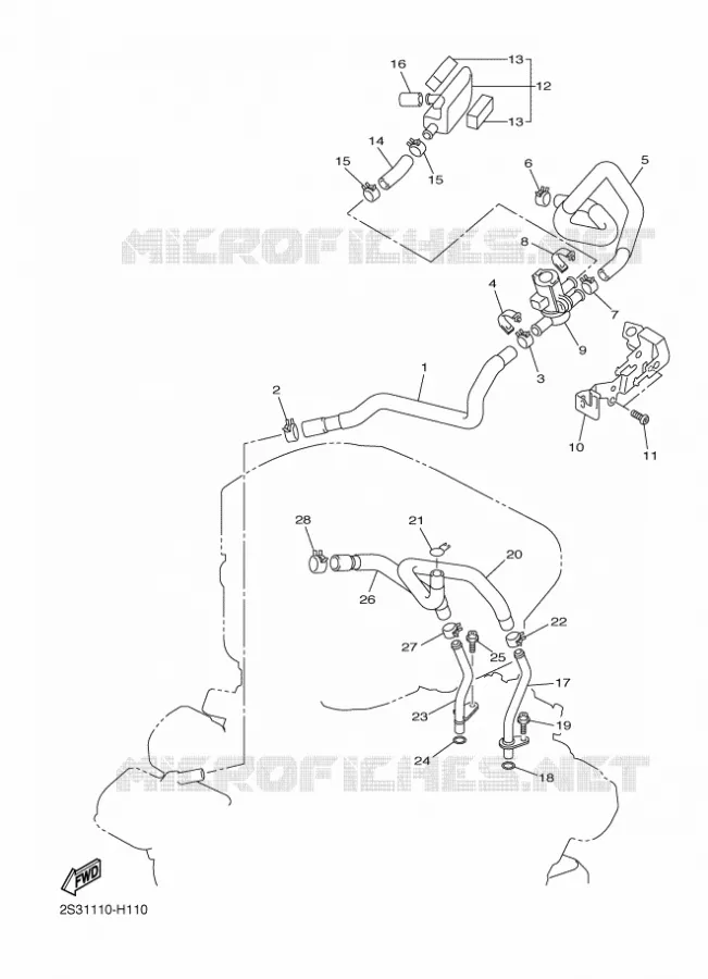 AIR INDUCTION SYSTEM AIS Yamaha MOTO 1700 2009 VMAX  VMAX17