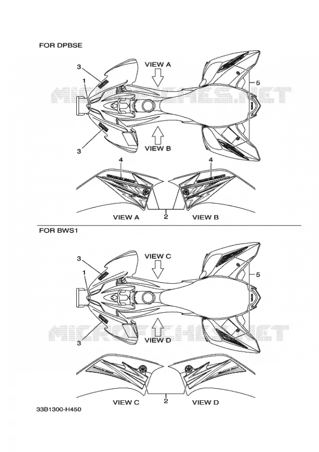 STICKER Yamaha QUAD 250 2009 RAPTOR  YFM250R