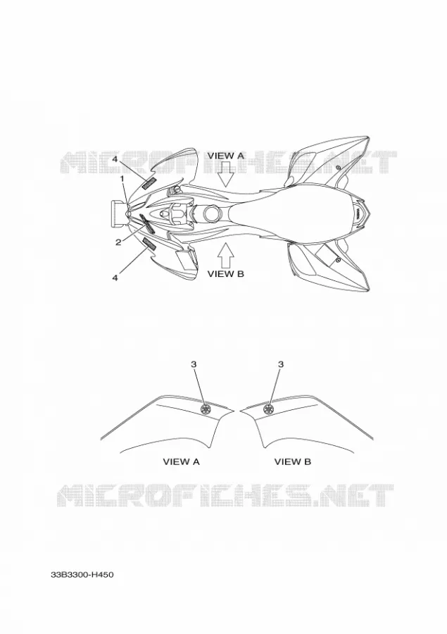 STICKER Yamaha QUAD 250 2009 RAPTOR  YFM250R
