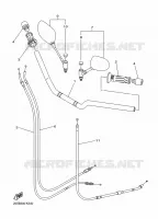 HANDLEBAR & CABLES for Yamaha XJ6 2016