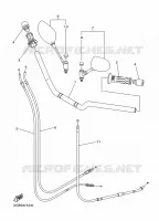 HANDLEBAR & CABLES for Yamaha XJ6 2016