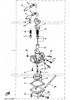 CARBURETOR for Yamaha PW50 1993