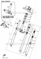FRONT FORK for Yamaha PW50 1993