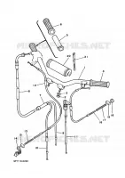 HANDLEBAR & CABLES for Yamaha PW50 1993