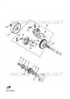 STARTER CLUTCH for Yamaha PW50 1993