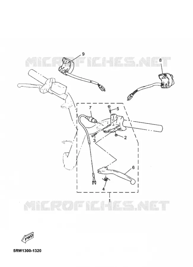 SWITCH / LEVER Yamaha SCOOTER 50 2011 MACH G  CS50