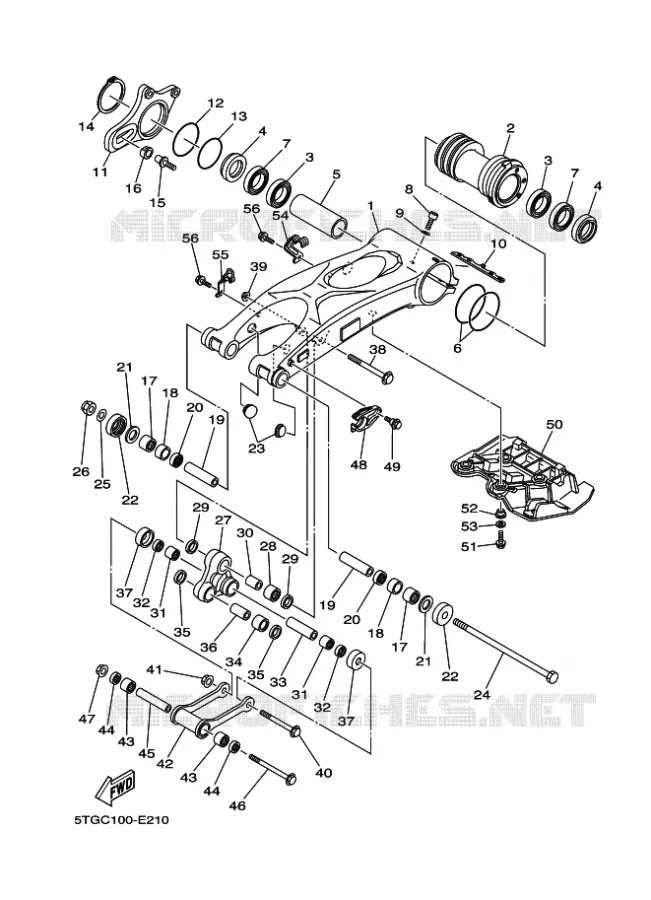 SWINGARM Yamaha QUAD 450 2008 YFZ  YFZ450