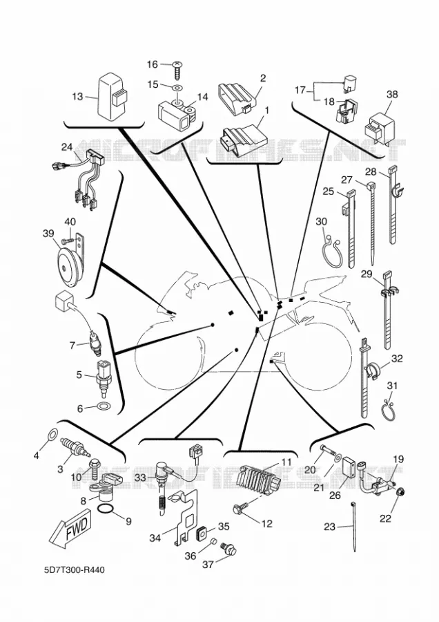 ELECTRICAL 2 Yamaha MOTO 125 2015 YZF-R125 ABS  YZF-R125A