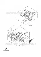 STICKER / LABEL 2 for Yamaha KODIAK 2WD 2003