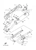 EXHAUST for Yamaha GRIZZLY 2007
