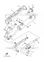 EXHAUST for Yamaha GRIZZLY 2008