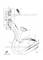 HANDLEBAR & CABLES for Yamaha GRIZZLY 2008