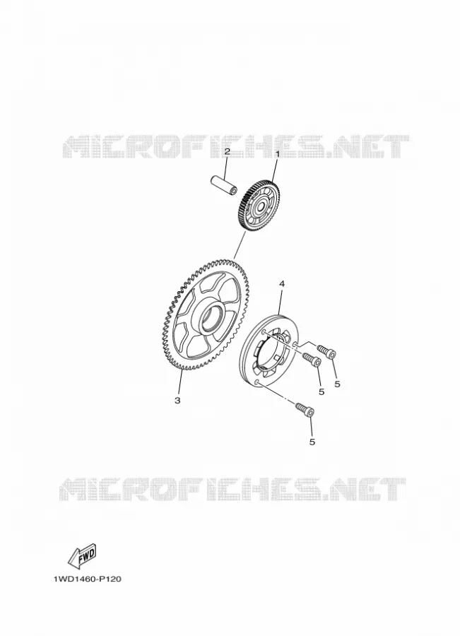 STARTER CLUTCH Yamaha MOTO 300 2016 R3  YZF-R3A