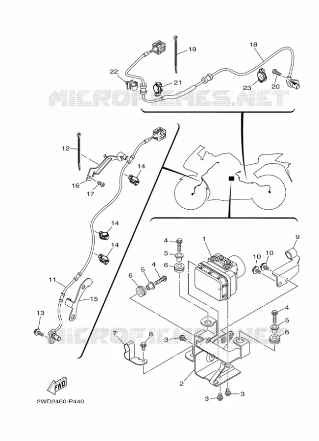 ELECTRICAL 3 Yamaha MOTO 300 2016 R3  YZF-R3A