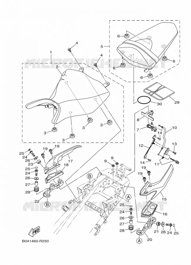 SEAT Yamaha MOTO 300 2016 MT  MTN320-A