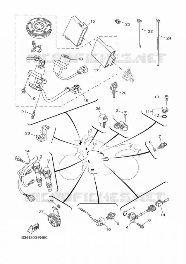 ELECTRICAL 2 Yamaha MOTO 690 2016 XSR  XSR700