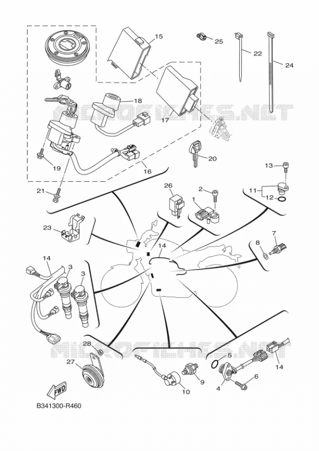 ELECTRICAL 2 Yamaha MOTO 700 2016 XSR  XSR700