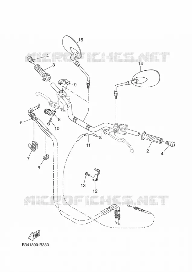HANDLEBAR & CABLES Yamaha MOTO 690 2016 XSR  XSR700