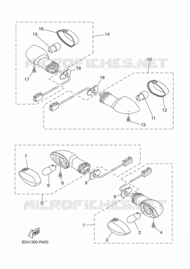 INDICATOR Yamaha MOTO 690 2017 XSR  MTM690