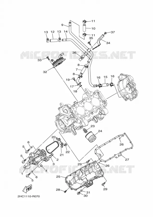 OIL PUMP Yamaha SIDE BY SIDE 1000 2017 YXZ  YXZ1000ET