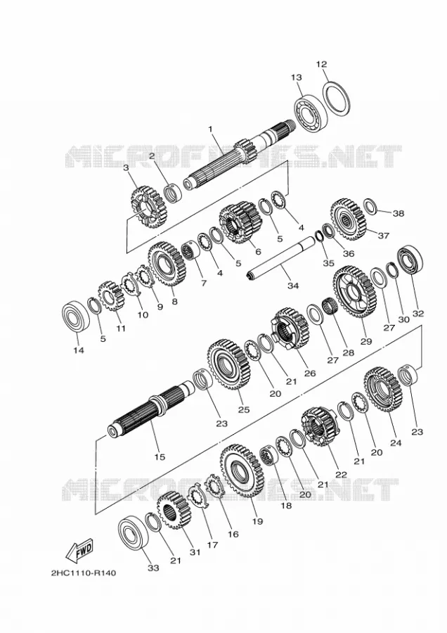 TRANSMISSION Yamaha SIDE BY SIDE 1000 2017 YXZ  YXZ1000ETS