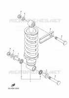 REAR SHOCK ABSORBER for Yamaha XJ6 2016