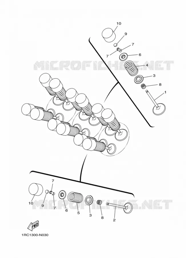 VALVE Yamaha MOTO 900 2016 MT  MT09