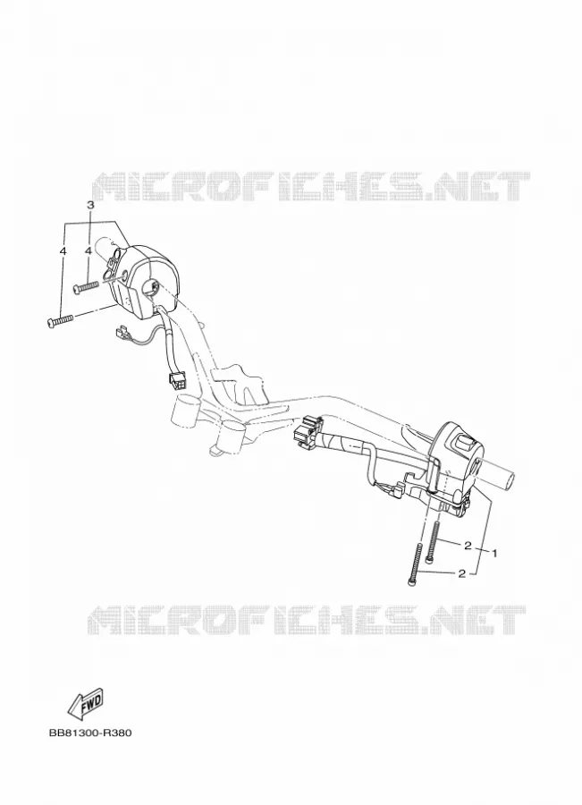 SWITCH / LEVER Yamaha SCOOTER 150 2016 TRICITY  MWS150-A