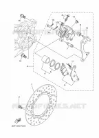 REAR BRAKE CALIPER for Yamaha TRICITY ABS 2017